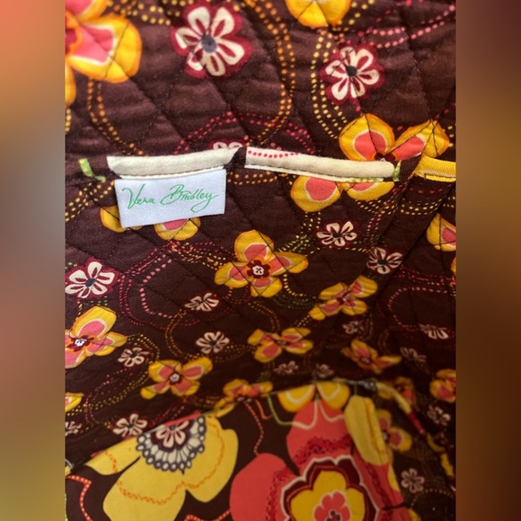 Vera Bradley buttercup toggle large quilted tote bag - Picture 15 of 16